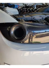 VTT 4" Carbon Fiber Headlight Duct BMW E90 328xi | 330i | 335i | 335xi 2005-2008                                     - VTT-E90-DUCT-4 - Image 2
