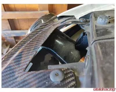 VTT 4" Carbon Fiber Headlight Duct BMW E90 328xi | 330i | 335i | 335xi 2005-2008 - VTT-E90-DUCT-4