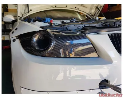 VTT 4" Carbon Fiber Headlight Duct BMW E90 328xi | 330i | 335i | 335xi 2005-2008 - VTT-E90-DUCT-4