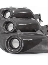 VTT 4" Carbon Fiber Headlight Duct BMW E90 328xi | 330i | 335i | 335xi 2005-2008                                     - VTT-E90-DUCT-4 - Image 6