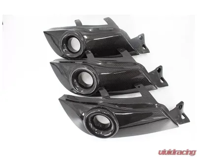 VTT 4" Carbon Fiber Headlight Duct BMW E90 328xi | 330i | 335i | 335xi 2005-2008 - VTT-E90-DUCT-4