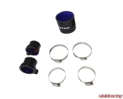 VTT Silicone Upgraded Intercooler Outlet Hose Black BMW M3 | M4 2015-2020 - VTT-EBM-SIL-1-HoseBlk