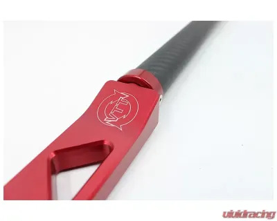 VTT Carbon Fiber Strut Braces Red BMW M3 | M4 2021-2024 - VTT-G8X-CAR-STRUT-RED-1