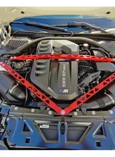 VTT G80/82 CNC Billet Aluminum Strut Braces Red                                     - VTT-G8X-STRUT-RED - Image 2