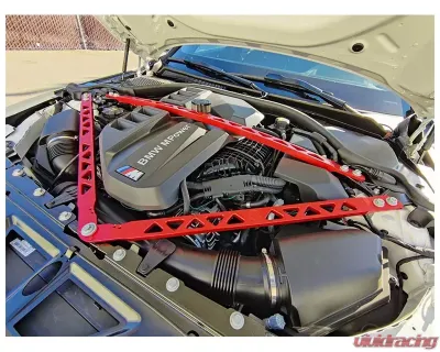 VTT G80/82 CNC Billet Aluminum Strut Braces Red - VTT-G8X-STRUT-RED