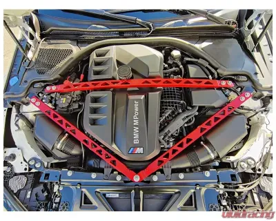 VTT G80/82 CNC Billet Aluminum Strut Braces Red - VTT-G8X-STRUT-RED