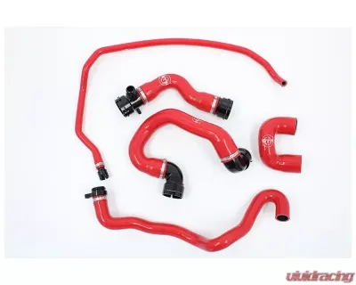 VTT Billet/Silicone N54 Coolant Hose Kit Rad Red - VTT-N54-COOLANT-RAD-RED