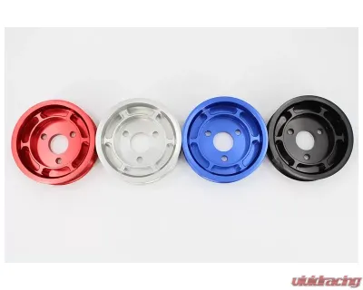 VTT Billet N5X Power Steering Pulley Clear BMW 1M Coupe | 1356i | 335i | 335xi 2006-2011 - VTT-N54-PS-PULLEY-RAW