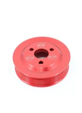 VTT Billet N5X Power Steering Pulley Red BMW 1M Coupe | 1356i | 335i | 335xi 2006-2011                                     - VTT-N54-PS-PULLEY-RED - Image 5