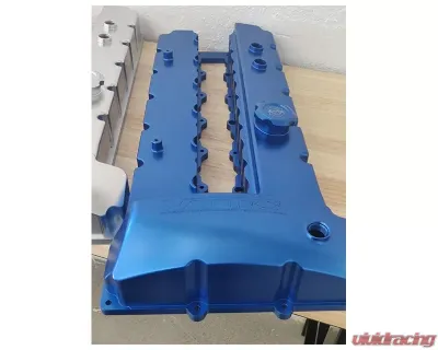 VTT Modular Billet CNC Valve Cover - Blue - VTT-N54-VALVECOVER-BLUE