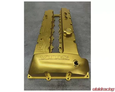 VTT Modular Billet CNC Valve Cover - Gold - VTT-N54-VALVECOVER-GOLD