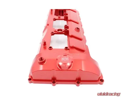 VTT S55 EWG Billet CNC Valve Cover Red - VTT-S55-BILLET-VALVECOVER-RED