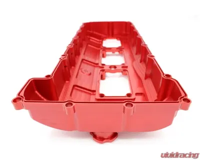 VTT S55 EWG Billet CNC Valve Cover Red - VTT-S55-BILLET-VALVECOVER-RED