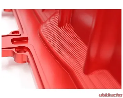 VTT S55 EWG Billet CNC Valve Cover Red - VTT-S55-BILLET-VALVECOVER-RED