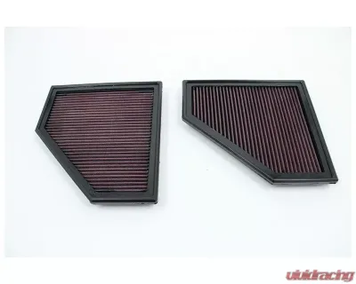 VTT High Performance Drop-In Air Filter Upgrade Black BMW G8X M3 | M4 2021+ - VTT-S58-FILTERS-BLK