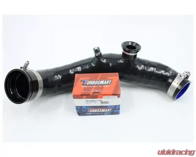 VTT Single Piece Silicone Cold Side Charge Pipe Turbosmart BMW B3 Bi-Turbo 2006-2018 - VTT-SILICONE-CP-N54-TS-2