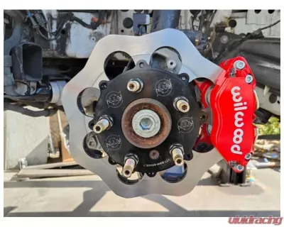 VTT GC Front Drag Brake Kit Scalloped Version Red Toyota Supra A90 2020-2024 - VTT-SUPRA-BRAKE-3-RED-1