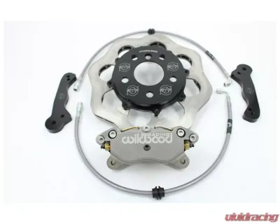 VTT GC Rear Drag Brake Kit Scalloped Version Silver Toyota Supra A90 2020-2024 - VTT-SUPRA-BRAKE-3-SIL-1