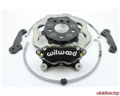 VTT GC Rear Drag Brake Kit Scalloped Version Rear Black Toyota Supra A90 2020-2024 - VTT-SUPRA-BRAKE-REAR-3-BLK