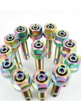 VTT M14/M12 Titanium Wheel Stud Kits Full M14x1.5 Burnt 20pcs                                     - VTT-TI-STUD-20-145-BURN-1 - Image 2