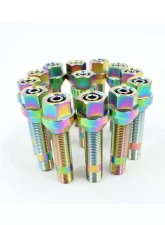 VTT M14/M12 Titanium Wheel Stud Kits Full M14x1.5 Burnt 20pcs                                     - VTT-TI-STUD-20-145-BURN-1 - Image 4