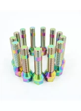 VTT M14/M12 Titanium Wheel Stud Kits Full M14x1.5 Burnt 20pcs                                     - VTT-TI-STUD-20-145-BURN-1 - Image 5