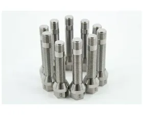 VTT M14/M12 Titanium Wheel Stud Kits Full M12x1.5 Raw 10pcs