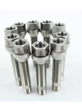 VTT M14/M12 Titanium Wheel Stud Kits Full M12x1.5 Raw 20pcs                                     - VTT-TI-STUD-20-125-RAW-1 - Image 3
