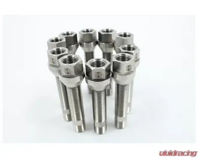 VTT M14/M12 Titanium Wheel Stud Kits Full M12x1.5 Raw 20pcs - VTT-TI-STUD-20-125-RAW-1