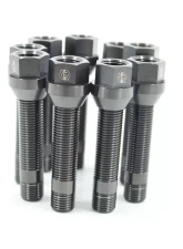 VTT M14/M12 Titanium Wheel Stud Kits Full M12x1.5 Black 20pcs                                     - VTT-TI-STUD-20-125-BLK-1 - Image 2