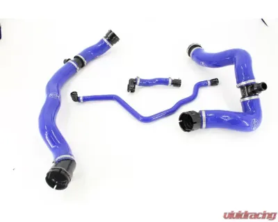 VTT Black Silicone Coolant Hoses Full Hose Kit Billet BMW B58 F2X | F3X 2014-2019 - VTT-B58-COOLANT-FULL-BLK