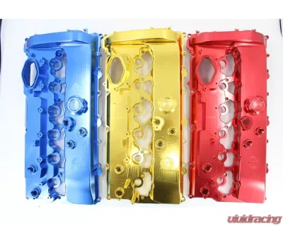 VTT Gold TU Billet CNC Valve Cover BMW B58 - VTT-B58TU-BILLET-VALVECOVER-GOLD