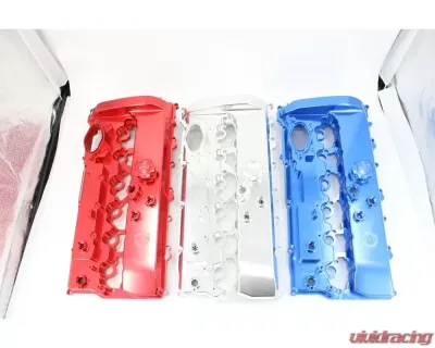 VTT Red TU Billet CNC Valve Cover BMW B58 - VTT-B58TU-BILLET-VALVECOVER-RED