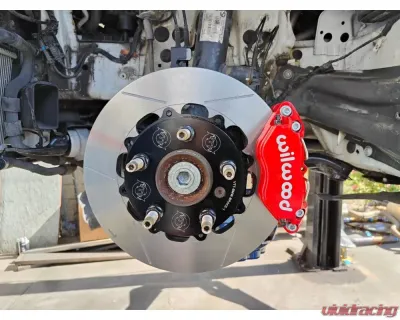 VTT 4 Piston Red HD Version Ultimate Lightweight Front Brake Kit BMW F8X Series - VTT-BMW-F8X-FRONT-BRAKE-RED-4-3