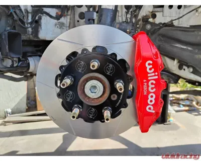 VTT 6 Piston Red HD Version Ultimate Front Drag Brake Kit BMW E | F Series - VTT-BMW-FRONT-BRAKE-RED-1-3