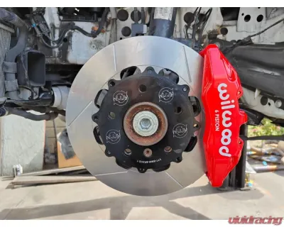 VTT 6 Piston Silver Scalloped Ultimate Front Drag Brake Kit BMW E | F Series - VTT-BMW-FRONT-BRAKE-SIL-2-1