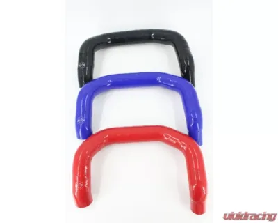 VTT Black One Piece 6 Ply Silicone Charge Pipes Honda Civic 10th Gen 2016-2021 - VTT-CIVIC-SIL-CP-BLK