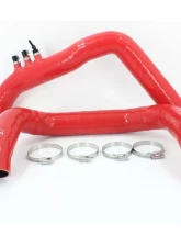 VTT Black One Piece 6 Ply Silicone Charge Pipes Honda Civic 10th Gen 2016-2021                                     - VTT-CIVIC-SIL-CP-BLK - Image 2