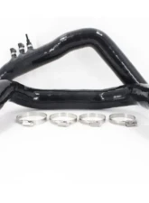 VTT Black One Piece 6 Ply Silicone Charge Pipes Honda Civic 10th Gen 2016-2021                                     - VTT-CIVIC-SIL-CP-BLK - Image 4