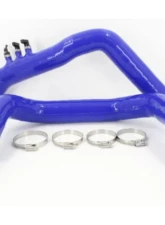 VTT Blue One Piece 6 Ply Silicone Charge Pipes Honda Civic 10th Gen 2016-2021                                     - VTT-CIVIC-SIL-CP-BLUE - Image 3
