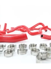 VTT Red 6 Ply Silicone Vacuum | Coolant Hose Kit Honda Civic 10th Gen 2016-2021                                     - VTT-CIVIC-VAC-RED - Image 3