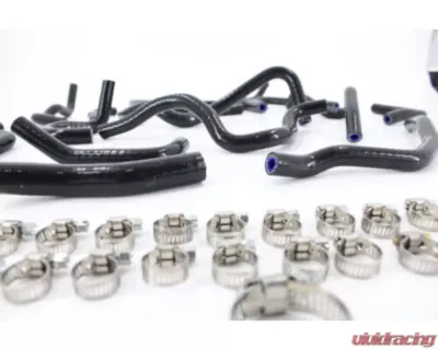 VTT Red 6 Ply Silicone Vacuum | Coolant Hose Kit Honda Civic 10th Gen 2016-2021 - VTT-CIVIC-VAC-RED