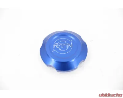 VTT Blue Billet Brake Reservoir Cap Dodge Cummins - VTT-CUMMNS-BRAKE-CAP-BLUE