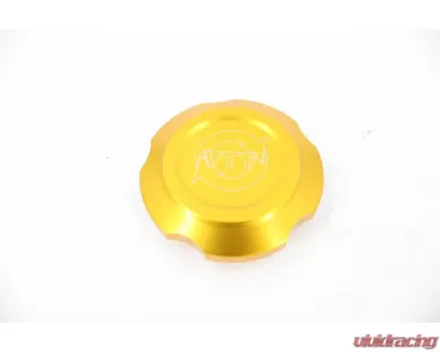 VTT Gold Billet Brake Reservoir Cap Dodge Cummins - VTT-CUMMNS-BRAKE-CAP-GOLD