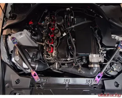 VTT Complete kit with Carbon Fiber Intake Lid Modular Silicone Intake System Toyota Supra A90 | 91 - VTT-SUPRA-INTAKE-4