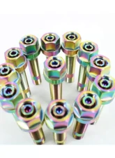 VTT M14x1.25 to M14x1.50 Titanium Wheel 10 Stud kits                                     - VTT-TI-STUD-10-1425-BLK-1 - Image 2
