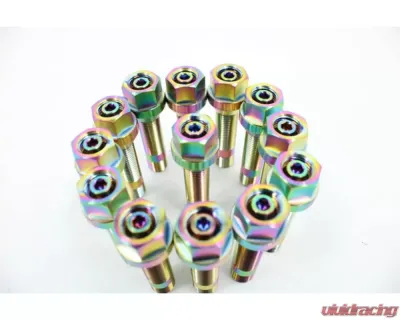 VTT M14x1.25 to M14x1.50 Titanium Wheel 10 Stud kits - VTT-TI-STUD-10-1425-BLK-1