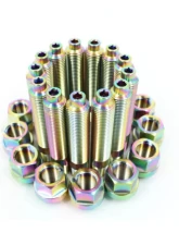 VTT M14x1.5 Black Titanium Wheel 10 Stud kits                                     - VTT-TI-STUD-10-145-BLK-1 - Image 2