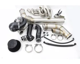 VTT FAB B58 Factory Control EWG Top Mount Single Turbo Kit w/ PTE Gen2 6870 & Mid-Frame T4 V-Band .81 Housing