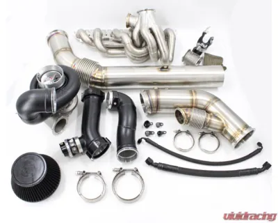VTT FAB B58 Factory Control EWG Top Mount Single Turbo Kit w/ PTE Gen2 6870 & Mid-Frame T4 V-Band .81 Housing - VTT-FAB-B58-SINGLE-PTE-G2-6870-81-1